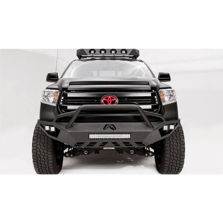 Fab Fours 14-20 TUNDRA VENGEANCE FRONT BUMPER W/ PRE-RUNNER GUARD MATTE BLACK TT14-D2852-1